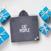 Pavilion Gift Company - Cat People - 50" x 60" Royal Plush Hooded Blanket - Throw Blankets - 4 of 4
