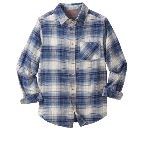 Boulder Creek By Kingsize Men's Big & Tallkingsize Flannel Shirt - Big ...