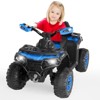 12V Electric Ride On Car for Kids 3-8 Years, 2 * 45W Motor, Remote Control, LED Lights, Music Player & Emergency Brake, & Big Kids - 2 of 4