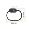Unique Bargains Stainless Steel Adhesive Kitchen Bathroom Wall Mounted Towel Ring 2 Pcs - 2 of 4