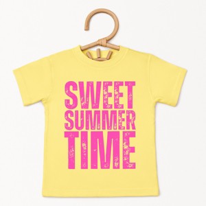 The Juniper Shop Sweet Summer Time Block Distressed Toddler Short Sleeve Tee - 1 of 4
