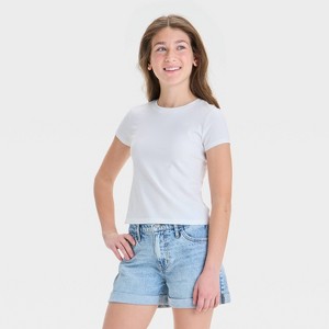 Girls' Short Sleeve Crew T-Shirt - art class™ - 1 of 3