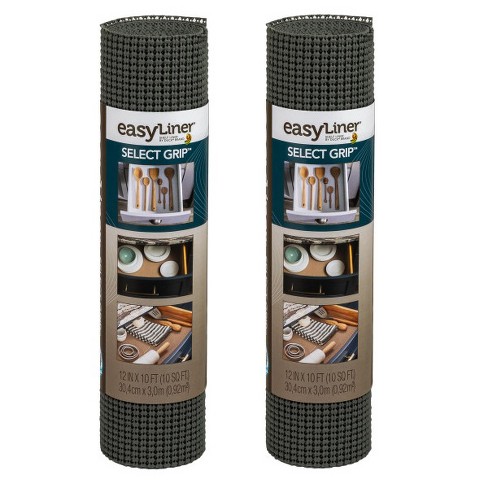 Grip Prints 18 in. x 8 ft. Taupe Non-Adhesive Shelf and Drawer Liner (4 Rolls)