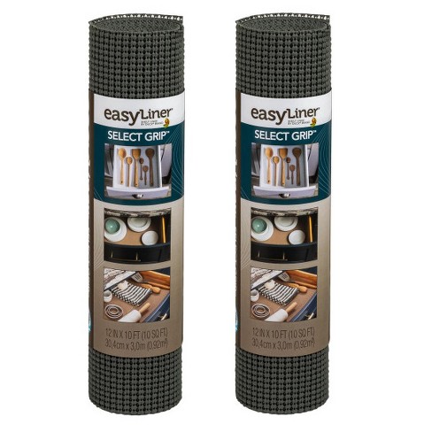 Con-tact Brand Grip Premium Non-adhesive Shelf Liner- Thick Grip Black  (18''x 8') : Target