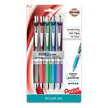 Pentel 5ct Rollergel Pens Energel 0.7mm Multiple Color Ink