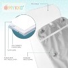 MYKKO 3 in 1 Baby Bassinet, Bedside Sleeper, & Playpen, Easy Folding Portable Crib (Gray) - 4 of 4