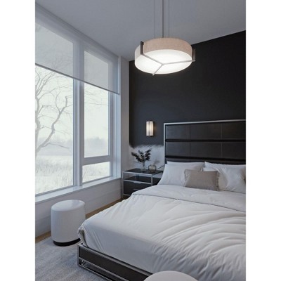 AFX Apex 1 - Light Pendant in  Satin Nickel/Espresso