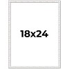 PosterPalooza | Textured White Picture Frame - UV Acrylic, Foam Board Backing, Hanging Hardware - 2 of 4