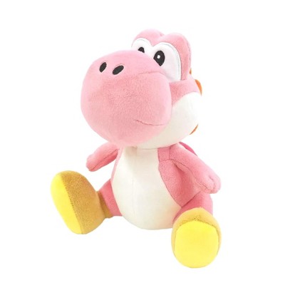 Johnny's Toys Super Mario 10.5 Inch Character Plush | Pink Yoshi