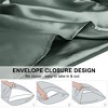PiccoCasa Body Soft Silky Satin Smooth Machine Washable Envelope Closure Pillowcases 1Pc - 4 of 4