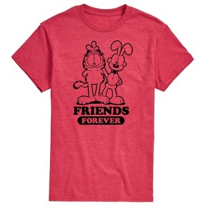 Men's - Garfield - Friends Forever Garfield and Odie Short Sleeve Graphic T-Shirt - 1 of 4