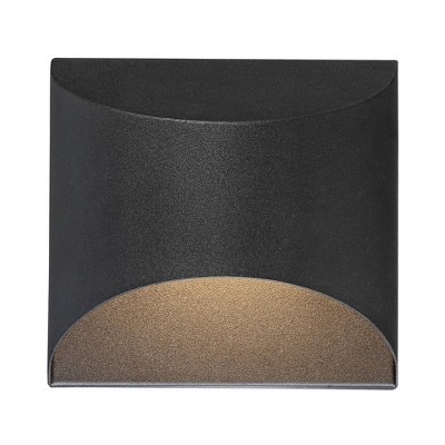 Ratner Black LED Downlight Outdoor Wall Fixture