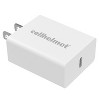cellhelmet® 20-Watt Single-USB Power Delivery Wall Charger with USB-C® to Lightning® Round Cable, 3 Feet in White - 2 of 4