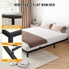 Metal Platform Bed Frame, 14' Bed Frame with Heavy Duty Slats Support, Strong Bearing Capacity Bed Frame with Under Bed Storage, No Box Spring Needed - 4 of 4