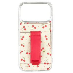 Walli Cases Cherry on Top Phone Case with Wallet and Finger Strap - 1 of 4