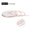 Unique Bargains Polyester Soft Decorative Cake Box Gift Wrapping Ribbon 1/4" x 50 Yard Peach Pink - 2 of 4