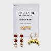 SUGARFIX by BaubleBar Teacher Mode Stud Earring Set 3pc - Gold - 2 of 3