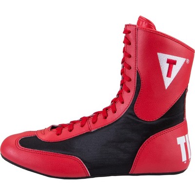 Title Boxing Speed-flex Encore Mid-length Boxing Shoes - 11 - Red/black ...