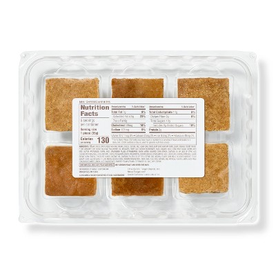 Mini Cheesecake Bites Sampler - 7.5oz/6ct - Favorite Day™