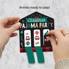 Big Dot of Happiness Christmas Pajamas - Holiday Plaid PJ Party Game Pickle Cards - Pull Tabs 3-in-a-Row - Set of 12 - 2 of 4