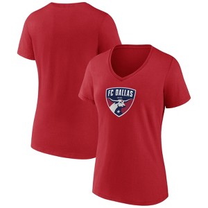 MLS FC Dallas Women's V-Neck T-Shirt - 1 of 3