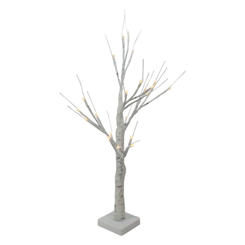 Northlight 24" Lighted Christmas Twig Tree Outdoor Decoration - Warm White LED Lights, 3 of 6