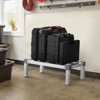 VEVOR Aluminum Dunnage Rack, 24” x 14” Commercial Food Floor Rack, 8” Off the Floor, 1000 lbs Capacity Adjustable Aluminum Storage Rack - 2 of 4