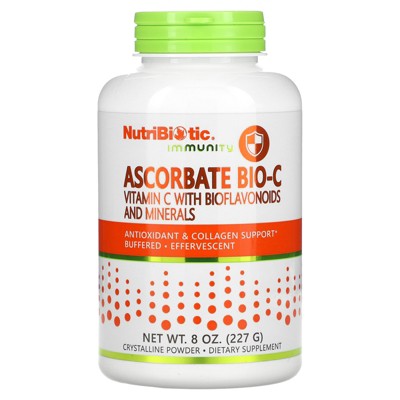Nutribiotic Ascorbate Bio-C Powder, 8 Ounce