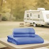 Nestl RV Queen Sheets, Super Soft 4PC Microfiber Sheet Set for Camper, Short Queen Sheets - 3 of 4