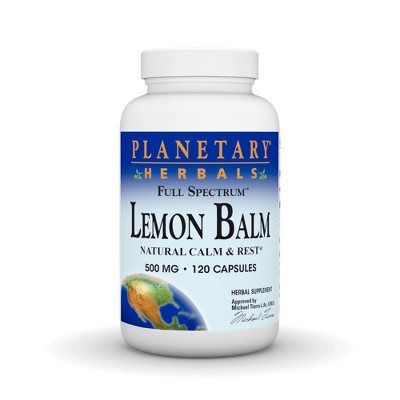 Full Spectrum Lemon Balm by Planetary Herbals  -  120 Capsule
