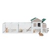 Chicken Coop, Wooden Hen Cage With Waterproof Roof, Built-in Slide-out Tray, Sliding Door, Lock Ultraviolet-proof Pet Cage - 3 of 4