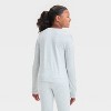 Girls' Cozy Lightweight Crewneck Sweatshirt - All In Motion™ - 2 of 3