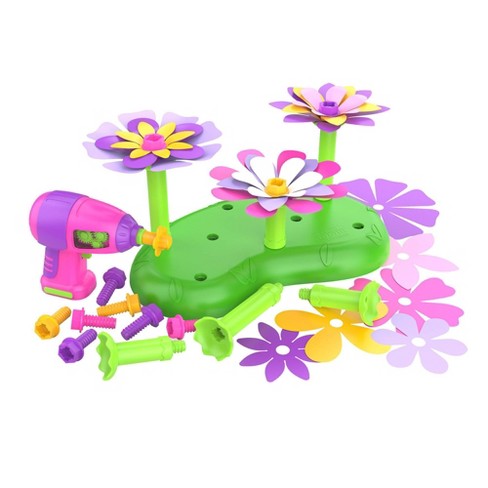 Learning Resources Gears! Gears! Gears! Build And Bloom Flower Garden Set -  116 Pieces, Ages 4+ Stem Toys For Kids : Target