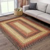 Indoor Modern Imitation Weaving Textured Area Rugs for Bedroom Living Room Abstract Easy Care Washable Soft Low Pile Non Slip Carpet - 3 of 4
