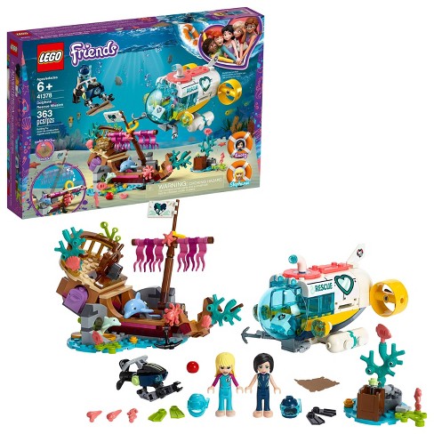 Lego Friends Dolphins Rescue Mission Sea Life Building Kit With Toy Submarine And Sea Creatures Target