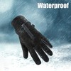 Unique Bargains Riding Warm Gloves Waterproof 4 Way Stretch Inner Gloves 1 Pair - 4 of 4