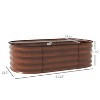 Vince Raised Garden Bed with Legs, Self-Watering Planter Box for Flowers, Herbs and Vegetables, Outdoor Furniture - The Pop Home - 3 of 4