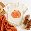 Simply Sage Market Women's Heart Pumpkin Short Sleeve Graphic Tee - 3 of 4