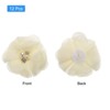 Unique Bargains Artificial Rhinestone Chiffon Flower Heads 12 Pcs - image 3 of 4