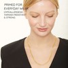 KISPER 24K Gold Plated Stainless Steel Thick 5mm Curb Chain Necklace for Men & Women - 3 of 4