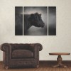 Jai Johnson 'Portrait Of The Black Angus' Multi Panel Art Set Large 3 Piece - 3 of 3