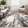 Abstract Rug Wahsable Area Rugs Non-Slip Modern Carpet Low Pile Ultra-Thin Contemporary Floor Mat - 2 of 4