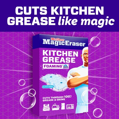 Mr. Clean Fresh Magic Eraser Kitchen Grease Foaming Multi-Purpose Cleaner - 6ct
