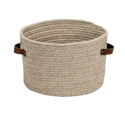 Colonial Mills Monaco Basket, 14"x14"x10", Beige