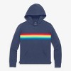Primary Adult Rainbow Banner T-Shirt Hoodie (Women's Fit) - 2 of 2