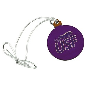 University of Sioux Falls Primary Logo Mini Small Tiny Wood Christmas Tree Holiday Ornament - 1 of 4