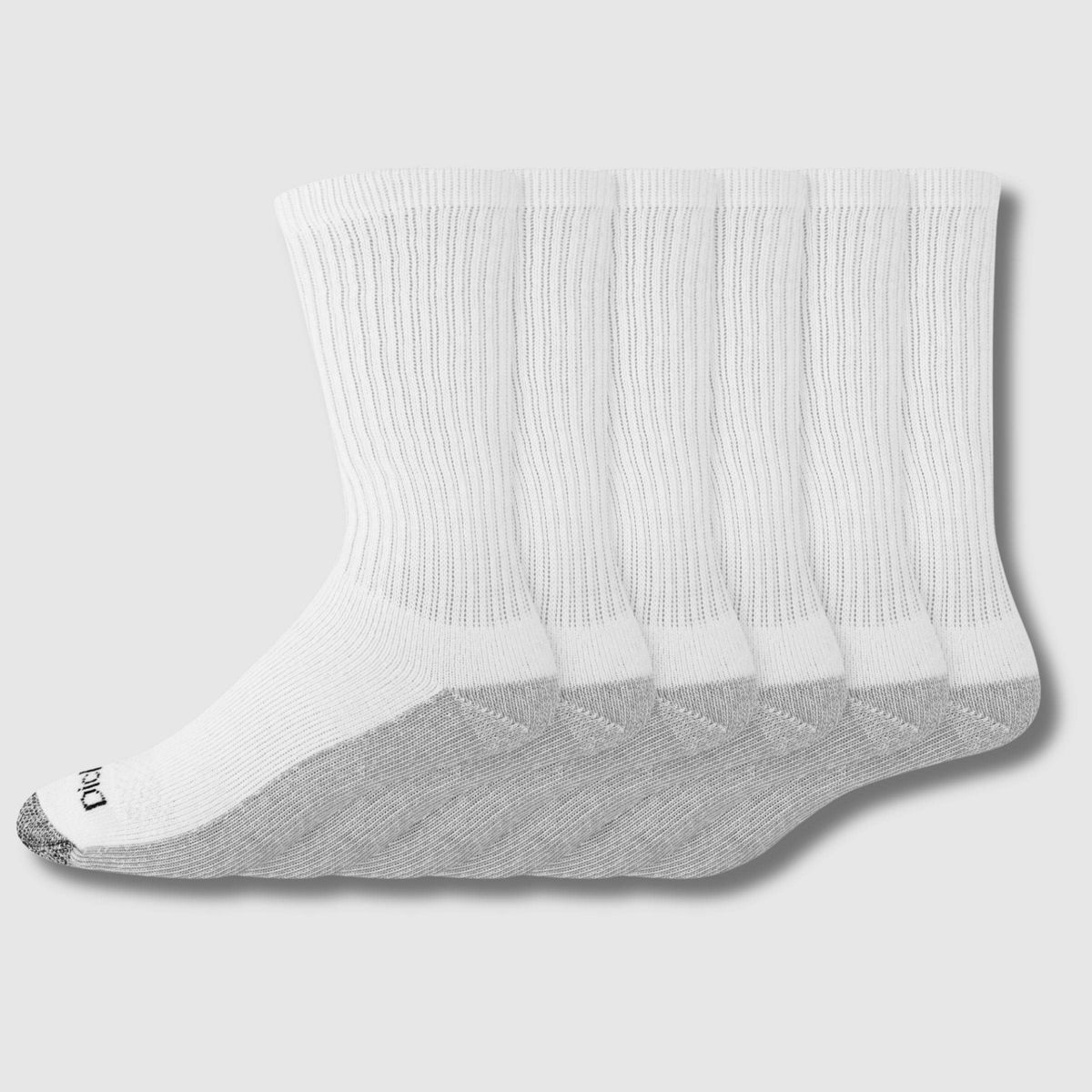 Dickies Men's Big & Tall Dri-Tech Crew Socks 6pk - 12-15