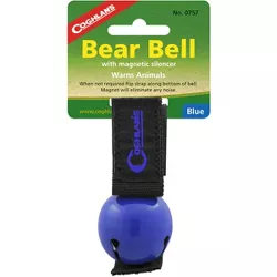 Coghlan's Bear Bell w/ Magnetic Silencer & Carry Strap for Hiking Safety, Blue