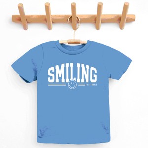 The Juniper Shop SmileyWorld Arched Varsity Youth Short Sleeve Tee - 1 of 4