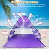 iMountek"Pop-Up Beach Tent Sun Shade Shelter, UV Protection, Waterproof, for 2-3 People with Net Window"BlueCoffeeGreenPurple&Red - 4 of 4